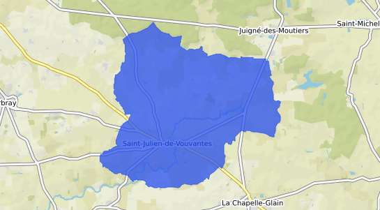 prix immobilier Saint Julien de Vouvantes