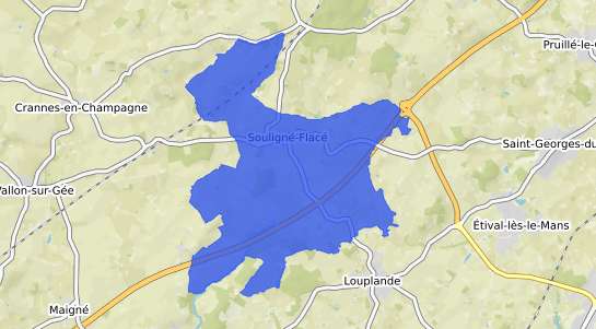 prix immobilier Soulign� Flac�