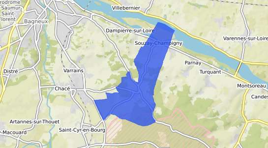 prix immobilier Souzay Champigny