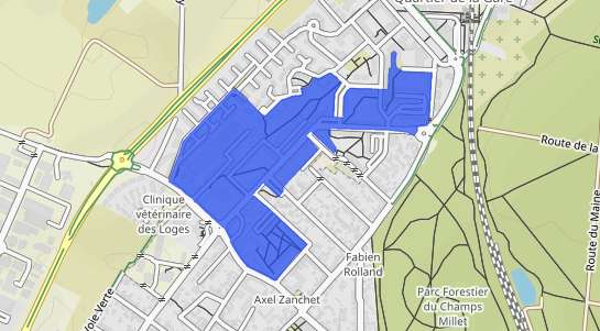 prix immobilier Ach�res Quartier Champs de Villars