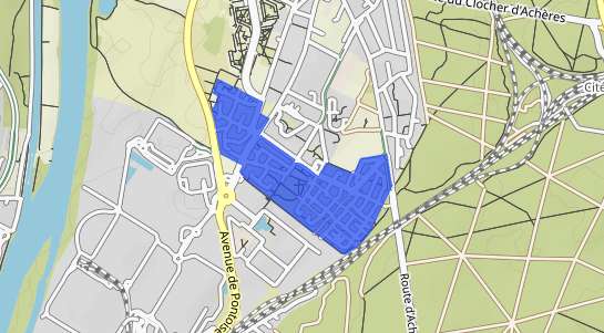 prix immobilier Ach�res Quartier Ch�ne Feuillu