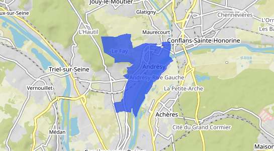 prix immobilier Andr�sy Quartier Le Centre
