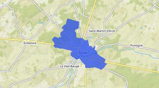 prix immobilier Baug�-en-Anjou Quartier Baug�