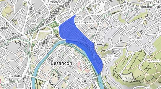 prix immobilier Besan�on Quartier Mouill�re