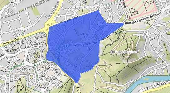 prix immobilier Besan�on Quartier Rosemont