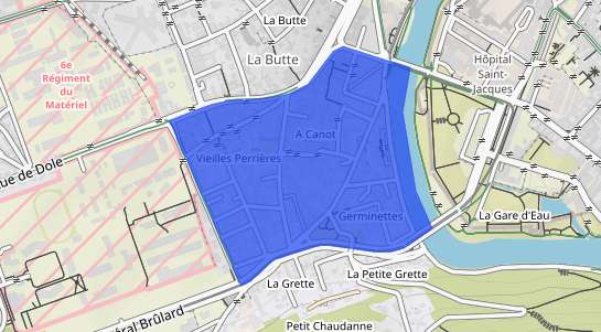 prix immobilier Besan�on Quartier Vieilles Perri�res