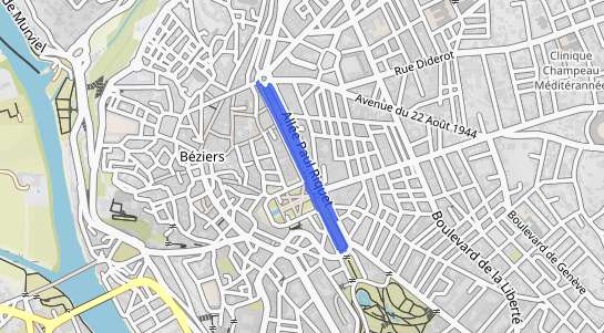 prix immobilier B�ziers Quartier All�es Paul Riquet
