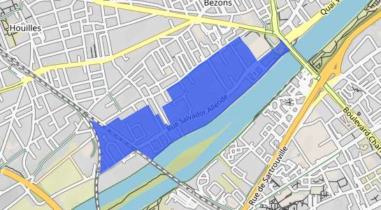 prix immobilier Bezons Quartier Zone Industrielle