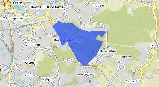 prix immobilier Boissy-Saint-L�ger Quartier Le Centre