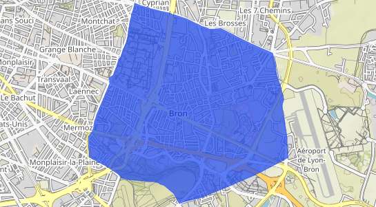 prix immobilier Bron Quartier Centre