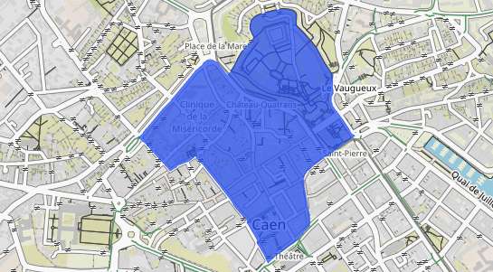 prix immobilier Caen Quartier Le Ch�teau