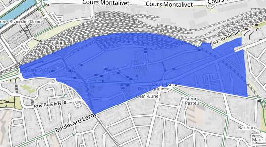 prix immobilier Caen Quartier Le Marais