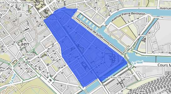 prix immobilier Caen Quartier Saint-Jean