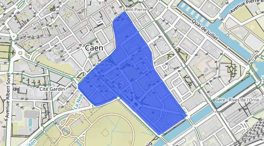prix immobilier Caen Quartier Th��tre
