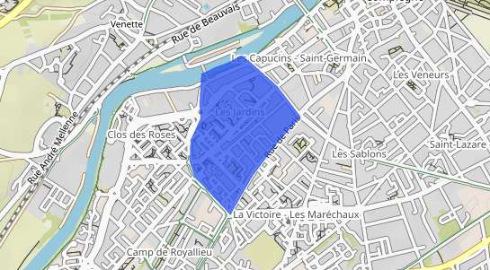 prix immobilier Compi�gne Quartier Jardins