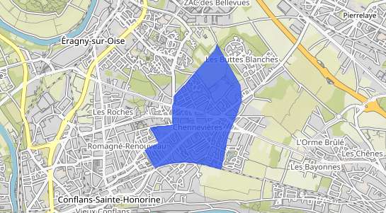 prix immobilier Conflans-Sainte-Honorine Quartier Chennevi�res