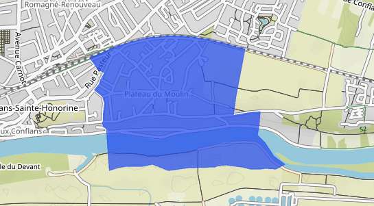 prix immobilier Conflans-Sainte-Honorine Quartier Plateau du Moulin