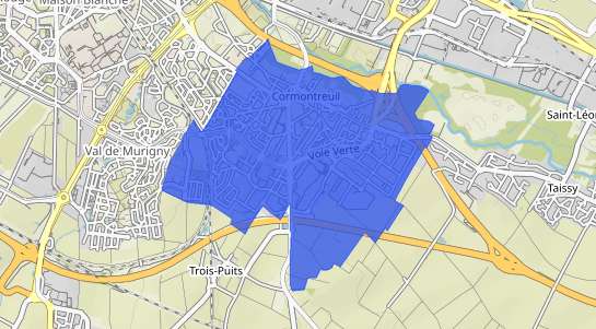 prix immobilier Cormontreuil Quartier Centre et Est