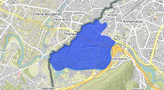 prix immobilier Gaillard Quartier Centre