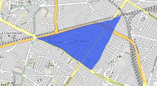 prix immobilier La Courneuve Quartier Rateau