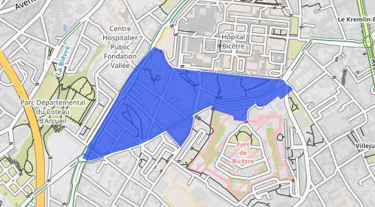 prix immobilier Le Kremlin-Bic�tre Quartier Barnufles