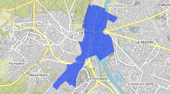 prix immobilier Le Pecq Quartier Centre