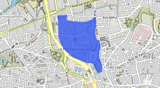 prix immobilier Le Pr�-Saint-Gervais Quartier Centre