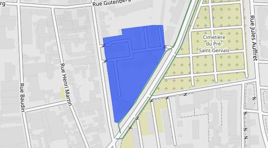 prix immobilier Le Pr�-Saint-Gervais Quartier Gabriel P�ri