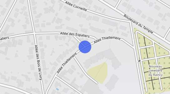 prix immobilier Le Raincy Quartier Thiellement