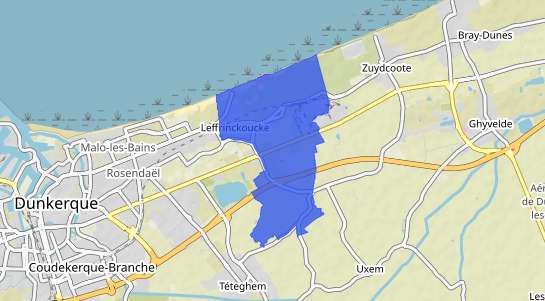 prix immobilier Leffrinckoucke Quartier Centre