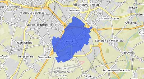 prix immobilier Lesquin Quartier Centre