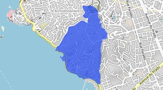 prix immobilier Marseille Quartier Le Roucas Blanc
