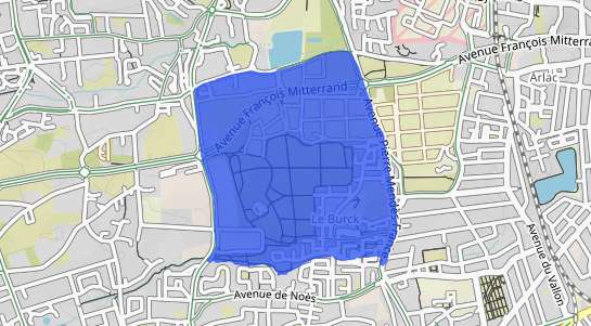 prix immobilier M�rignac Quartier Le Burck