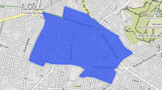 prix immobilier Montreuil Quartier Solidarit� Carnot 1
