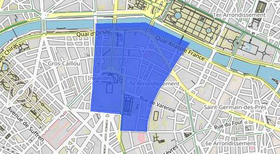 prix immobilier Paris Quartier des Invalides