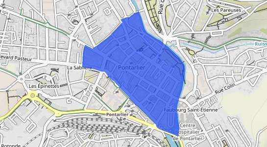 prix immobilier Pontarlier Quartier Centre Ville