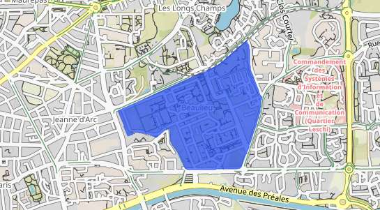 prix immobilier Rennes Quartier Campus de Beaulieu