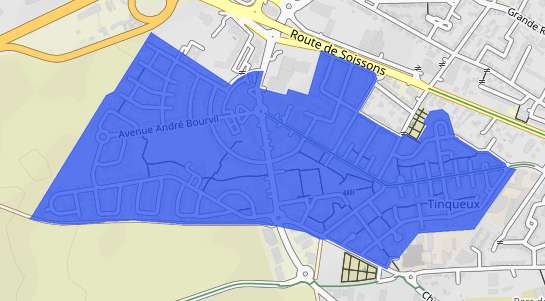 prix immobilier Tinqueux Quartier Champ Paveau