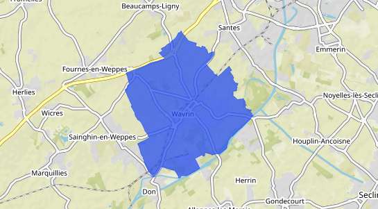 prix immobilier Wavrin Quartier Centre