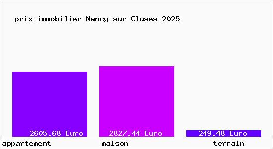 prix immobilier Nancy-sur-Cluses