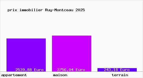 prix immobilier Ruy-Montceau